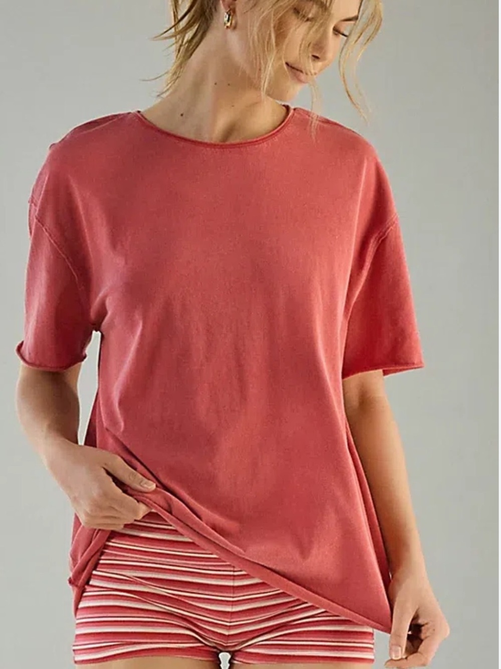 Out From Under Taylor Oversized Crew Neck Tee